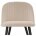 Стул на металлокаркасе Gabi beige / black / gold 