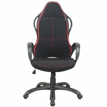 Кресло офисное BRABIX PREMIUM &quot;Force EX-516&quot;, ткань, черное/вставки красные, 531571