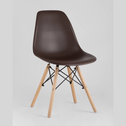 Стул Eames DSW коричневый 