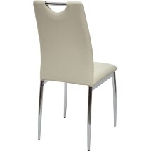 Стул COMFORT 999 PU#614 кремовый, экокожа М-City