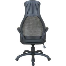 Кресло офисное BRABIX PREMIUM &quot;Genesis EX-517&quot;, пластик черный, ткань/экокожа/сетка черная, 531574