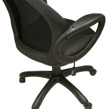 Кресло офисное BRABIX PREMIUM &quot;Genesis EX-517&quot;, пластик черный, ткань/экокожа/сетка черная, 531574
