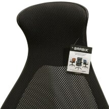 Кресло офисное BRABIX PREMIUM &quot;Genesis EX-517&quot;, пластик черный, ткань/экокожа/сетка черная, 531574