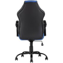 Кресло игровое TopChairs Racer Midi черно-синее