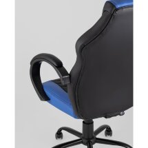Кресло игровое TopChairs Racer Midi черно-синее