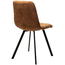 Стул CHILLI SQUARE VT5001-4 античный медный, велюр без &quot;пальчиковый&quot;/ черный каркас М-City