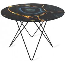 Журнальный стол SHT-TU37/TT32 60 черный муар / титановый кварц