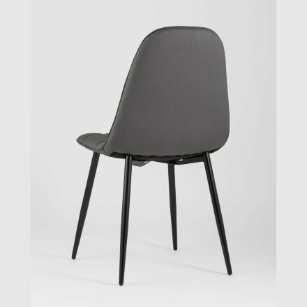 Стул Stool Group Тейлор экокожа тёмно-серый 