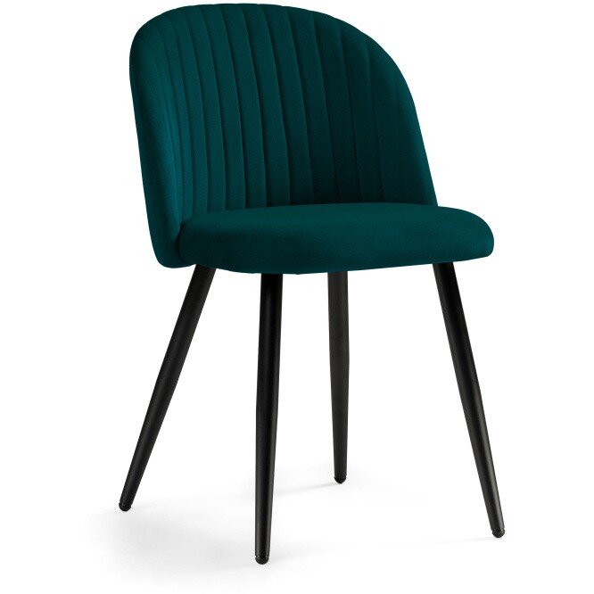 Стул на металлокаркасе Gabi 1 green / black Стул на металлокаркасе Gabi 1 green / black