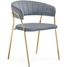 Стул Мебель Китая Kamelia 1 gray / gold
