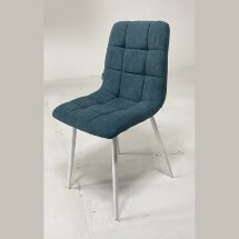 Стул CHILLI UF860-12B зеленый хром, ткань/ белый каркас М-City
