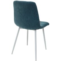 Стул CHILLI UF860-12B зеленый хром, ткань/ белый каркас М-City