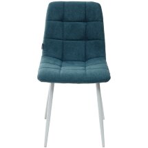 Стул CHILLI UF860-12B зеленый хром, ткань/ белый каркас М-City
