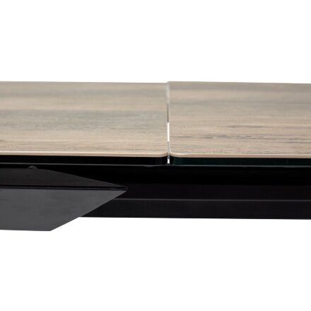 Стол CREMONA 140 KL-61 под дерево, итальянская керамика/ черный каркас, ®DISAUR 