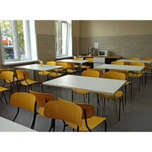 Пластиковый стул SHT-S85М желтый / черный