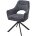 Стул GUARA 180 град. поворот. цвет серый RAVEN 18 / черный каркас, ®DISAUR 