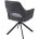 Стул GUARA 180 град. поворот. цвет серый RAVEN 18 / черный каркас, ®DISAUR 