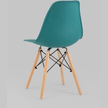 Стул Eames Style DSW темно-бирюзовый x4 (разборный каркас)