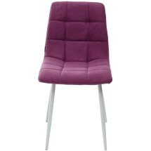 Стул CHILLI UF860-15B сияющая орхидея, ткань/ белый каркас М-City