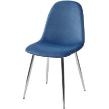 OLD Стул PESCARA UF910-18 NAVY BLUE, велюр  М-City