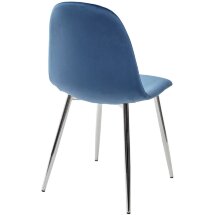 OLD Стул PESCARA UF910-18 NAVY BLUE, велюр  М-City