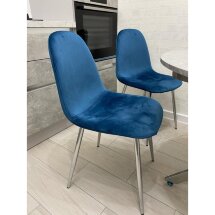 OLD Стул PESCARA UF910-18 NAVY BLUE, велюр  М-City