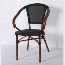 Кресло ELSA алюминиевое черный