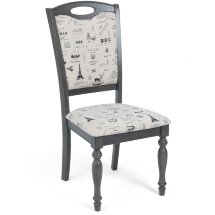 Стул LT C17443 DARK GREY #G521/ FABRIC FB62 PARIS М-City