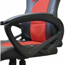 Кресло компьютерное BRABIX &quot;Rider EX-544&quot;, экокожа черная/ткань красная, 531583