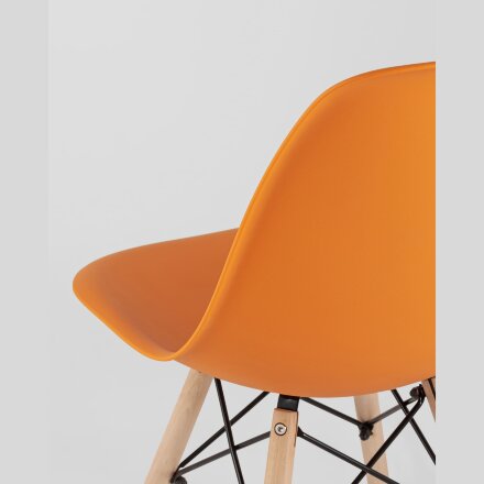 Стул Eames Style DSW оранжевый x4 