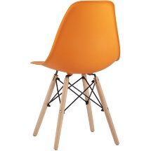 Стул Eames Style DSW оранжевый x4