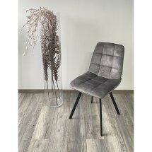 Стул CHILLI SQUARE PK6015-02 (VBP202) античный темно-серый, велюр М-City