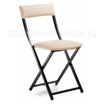 Стул на металлокаркасе Elevis ваниль крап / темный мусс