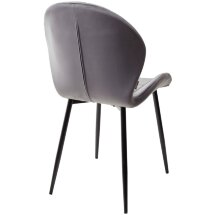 Стул FLOWER BLUVEL-14 GREY, велюр М-City