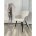 Стул BRANDY WZ2042-18 белая галька, фактурный велюр/ черный каркас М-City 