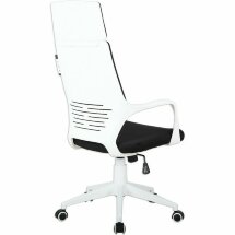 Кресло офисное BRABIX PREMIUM &quot;Prime EX-515&quot;, пластик белый, ткань, черное, 531812