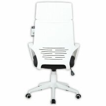Кресло офисное BRABIX PREMIUM &quot;Prime EX-515&quot;, пластик белый, ткань, черное, 531812