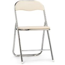 Стул Мебель Китая Fold 1 складной beige / chrome