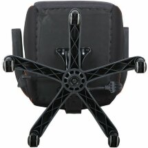 Кресло компьютерное BRABIX &quot;Techno Pro GM-003&quot;, ткань, черное/серое, вставки оранжевые, 531813