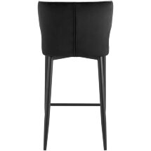 Stool Group Матео с кантом велюр черный