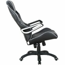 Кресло компьютерное BRABIX &quot;Techno Pro GM-003&quot;, экокожа, черное/серое, вставки серые, 531814