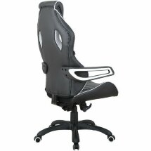 Кресло компьютерное BRABIX &quot;Techno Pro GM-003&quot;, экокожа, черное/серое, вставки серые, 531814