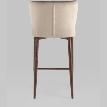 Stool Group Матео с кантом велюр шампань ножки дерево