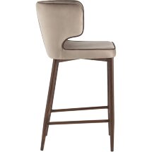 Stool Group Матео с кантом велюр шампань ножки дерево