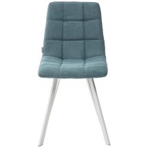 Стул CHILLI SQUARE UF860-12B зеленый хром, ткань/ белый каркас М-City