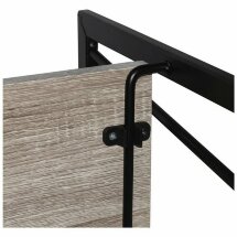 Стеллаж на металлокаркасе BRABIX &quot;LOFT SH-001&quot;, 600х300х1250 мм, складной, цвет дуб антик, 641229