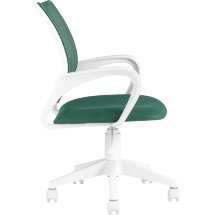 Кресло офисное TopChairs ST-BASIC-W зеленый крестовина пластик белый