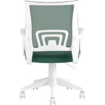 Кресло офисное TopChairs ST-BASIC-W зеленый крестовина пластик белый