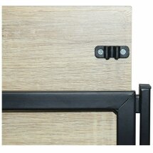 Стеллаж на металлокаркасе BRABIX &quot;LOFT SH-001&quot;, 600х300х1250 мм, складной, цвет дуб натуральный, 641230