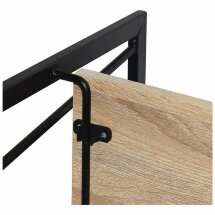 Стеллаж на металлокаркасе BRABIX &quot;LOFT SH-001&quot;, 600х300х1250 мм, складной, цвет дуб натуральный, 641230
